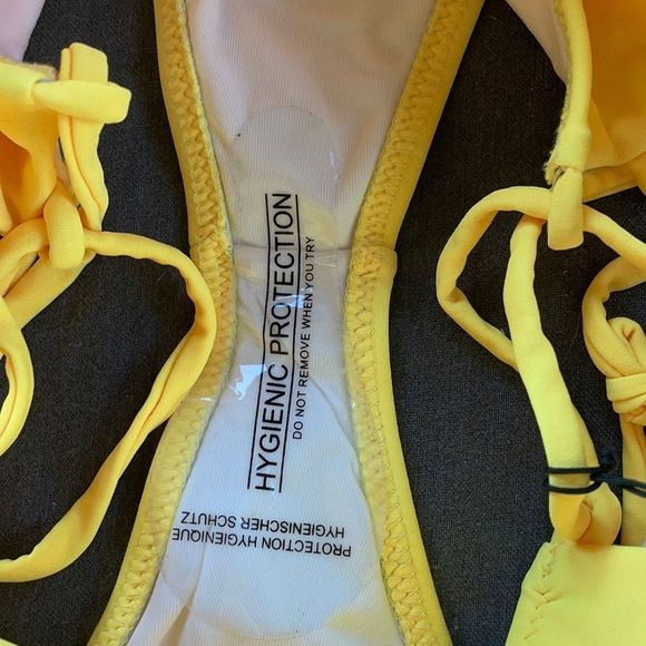 NWT Freedom Beachwear yellow adjustable strap Bikini set - Picture 12 of 16